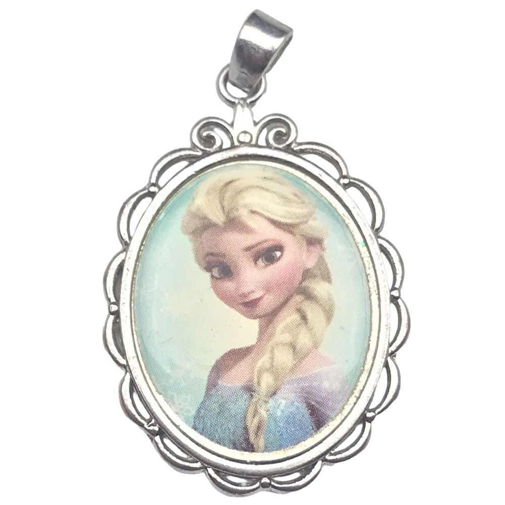 Frozen Elsa Pendant Disney Portrait Charm